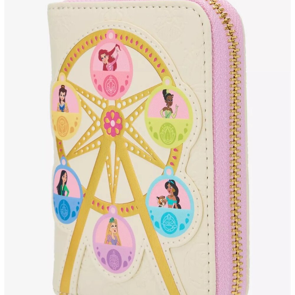 Loungefly Disney Princess Ferris Wheel Mini Backpack and Wallet Set NWT - Picture 8 of 10